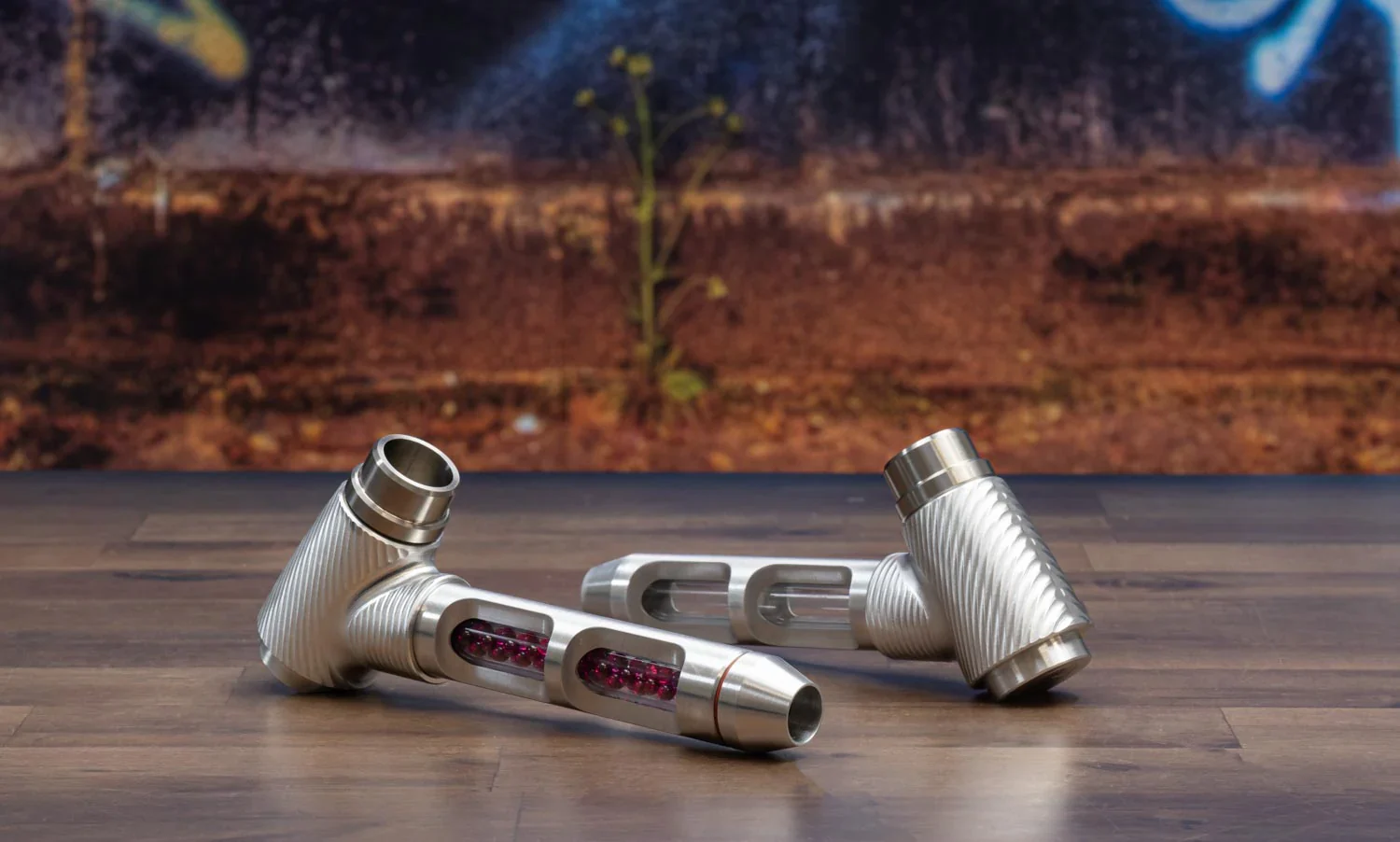 Haze Pipe - Two Piece Mouth Stem with Balls (7057) - Image 3
